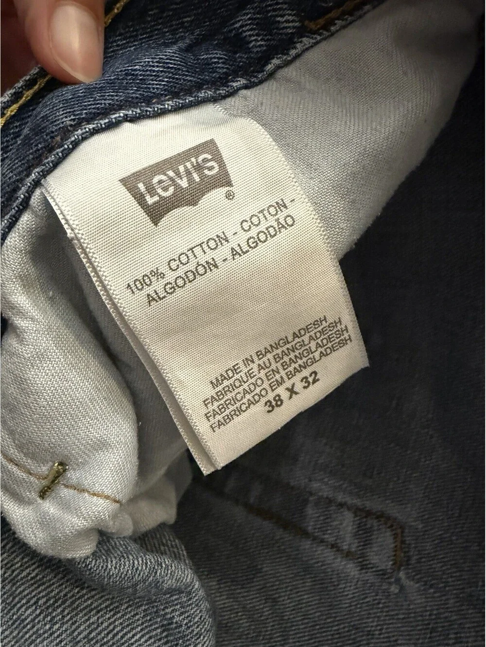 Levi’s 550 Relaxed Fit Men’s Jeans W38 L30 Medium Wash Classic Dad Jeans